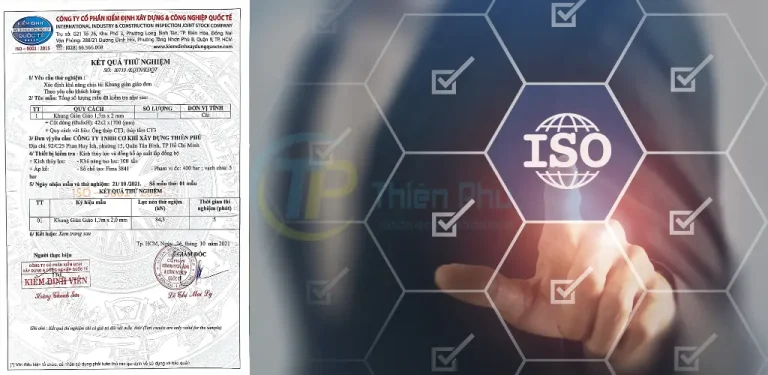 Giấy kiểm định giàn giáo khung hoàn thiện, bộ giàn giáo tiêu chuẩn ISO