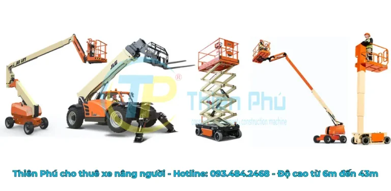Cho thuê xe nâng người tại TpHCM Tư Vấn – Báo Giá