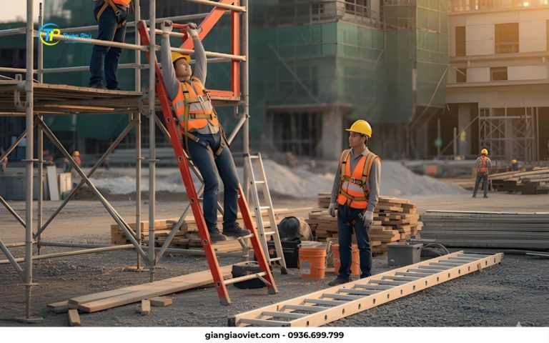 Hướng dẫn lắp đặt thang giàn giáo: Quy trình an toàn và đúng kỹ thuật