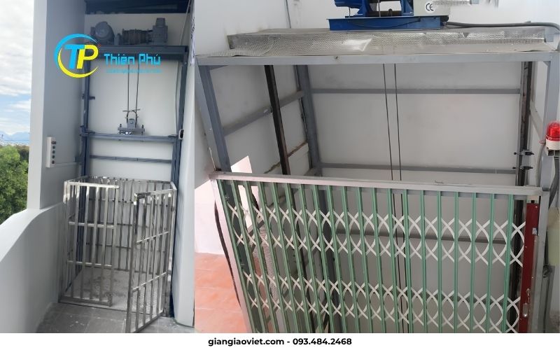 thang tời hàng mini inox 304