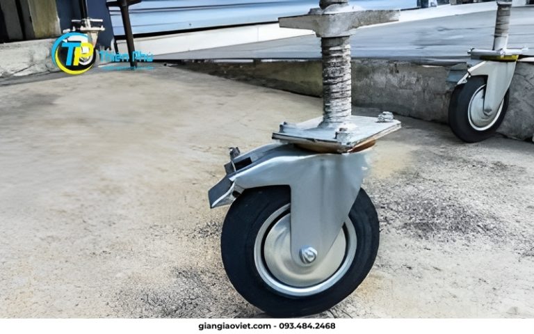 Báo giá bánh xe giàn giáo chi tiết các loại D150, D200, D250